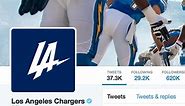 The Chargers have a new logo now that they're moving to Los Angeles