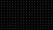 4K White Dots on black background 1 hour loop