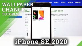How to Change Wallpaper in iPhone SE 2020 – Home Screen Update