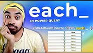 each & underscore_ in Power Query Explained