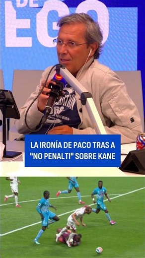 PACO GONZÁLEZ GETS SARCASTIC AFTER THE "NO PENALTY" CALL ON HARRY KANE AGAINST CONGO