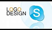 PROFESSIONAL LOGO DESIGN - Illustrator CS6 ( SKYPE LOGO )