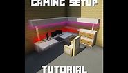 How to Build a Gaming PC Setup in Minecraft