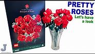 LEGO Icons 2024 Bouquet Of Roses 10328 Complete Unboxing & Review