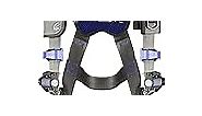 3M DBI-SALA ExoFit X300 Comfort Vest Safety Harness Fall Protection, General Industry, OSHA, ANSI, Tongue Buckle Leg Strap, Back D-Ring, Auto-Locking Quick-Connect Chest Buckle, 1140128, Medium