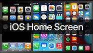 iOS Home Screen Evolution (1.0 - 15)