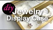 How To Make A Jewelry Display Storage Case Using Dollar Tree Items | Treshaja