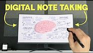 How To Take Digital Handwritten Notes on a Laptop Using a Drawing Tablet & OneNote