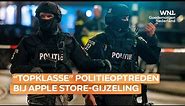 Politieoptreden tijdens gijzeling Apple Store was ‘topklasse’: ‘Buitenland is er jaloers op’