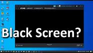 How To Fix Steam Black Screen Error | Steam Not Loading Problem[Solved]