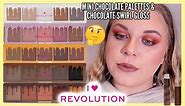I HEART REVOLUTION MINI CHOCOLATE PALETTES & CHOCOLATE SWIRL GLOSS REVIEW | makeupwithalixkate