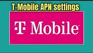 t-mobile apn settings | t-mobile apn settings android | android t-mobile apn