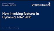 Dynamics NAV 2018 - New invoicing features