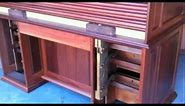 Lyon Furniture Australia - Rolltop Desk Drawer Lock Mechanism