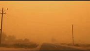 Watch: Australian dust storm turns sky orange