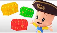 The colorful pirate chests with Cuquin - Discover and learn with your favourite cartoons