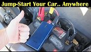How to Jump-Start Your Car with a Portable Jump-Starter & Charge Your Phone!