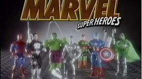 Marvel Super Heroes action figures Toybiz commercial (1991)