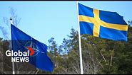 “Bigger and stronger”: Swedish flag raised at NATO headquarters to commemorate membership