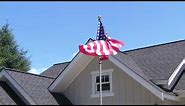 American Pride Tangle Free 12' Flag Pole with American Flag on QVC