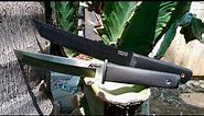 Best Budget Cold Steel Tanto Fixed Blades? Recon Tanto SK5 And Kobun Tanto AUS-8A Knife Video