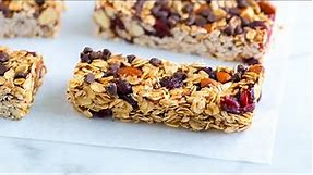 Soft and Chewy Homemade Granola Bars Recipe