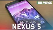Nexus 5 hands-on