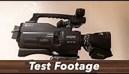 Sony HVR-HD1000U HDV Camcorder Test Footage