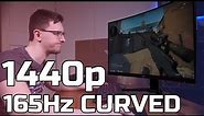 AOC CQ32G2SE Review - 32” Curved 1440p 165Hz Monitor - TechteamGB