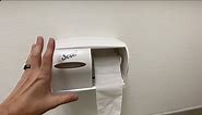Plastic Toilet Paper Holder | Scott Dual Toilet Paper Dispenser