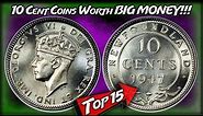 TOP 15 NEWFOUNDLAND DIMES WORTH MONEY - RARE & VALUABLE CANADIAN COINS!!
