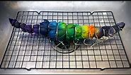 Tie Dye Pattern #527 - Glitch #2 with More Sinew & Cooler Colors (Ice Dye)
