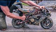 Ducati 1198 Minibike - Restoration Abandoned rusty Minibike