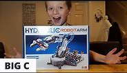 Hydraulic Robot Arm, Unbox, Build and Play