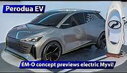 Perodua EMO Concept - next-gen electric Myvi!