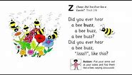 Jolly phonics- ' z ' song #jollyphonicsongs