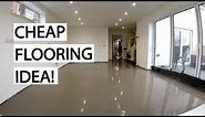 Cheap flooring idea & kitchen renovation update