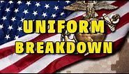 Marine Corps Uniform Breakdown | Marine Corps Uniforms | ALL MARINE CORPS UNIFORMS