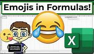 Use Emojis in Your Excel Formulas