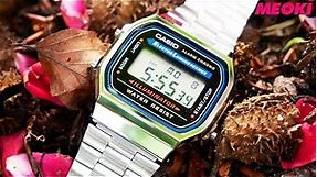 Casio Retro Silver - A168WA-1YES - Digital Watch Unboxing