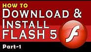 How To Download And Install Macromedia Flash 5.0