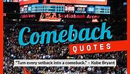 101  Comeback Quotes For Sports - Turn Setbacks to Comebacks