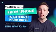Transfer Photos from iPhone to External Hard Drive-2022