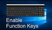 How to Enable or Disable Function Keys in Windows 10