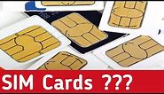 How sim card works? What are different types of sim cards? How sim works? [English]
