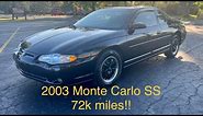 2003 Monte Carlo SS 72k miles!!!!