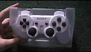 White PS3 Controller Unboxing