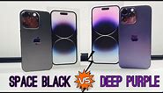 iPhone 14 Pro Space Black Vs Deep Purple