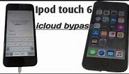 ipod touch 6 (A1574) icloud bypass Activation lock 🔐🔒 (the easiest wa........