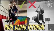 How To Rope Climb (S-Hook and J-Hook) | Rope Climb 101 Tutorial